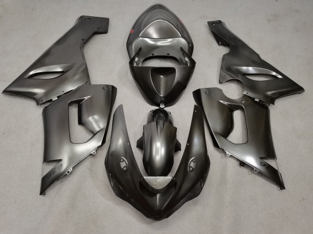 Metal Silver 2005-2006 Kawasaki ZX6R Motorcycle Fairing Metal Silver 2005-2006 Kawasaki ZX6R Motorcycle Fairing