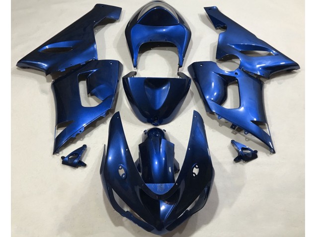 Metallic Blue 2005-2006 Kawasaki ZX6R Motorcycle Fairing Metallic Blue 2005-2006 Kawasaki ZX6R Motorcycle Fairing