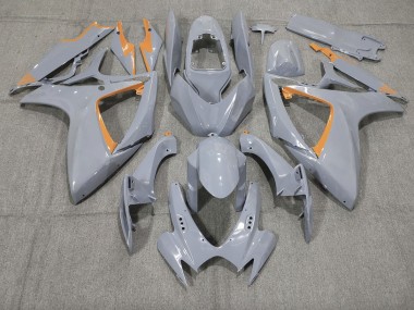 Nardo and Orange Trim 2006-2007 Suzuki GSXR 600-750 Motorcycle Fairing