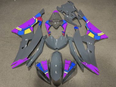 Nardo and Purple Design 2008-2016 Yamaha R6 Motorcycle Fairing