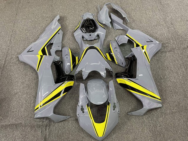 Nardo with Yellow Stripes 2017-2023 Honda CBR1000RR Motorcycle Fairing Nardo with Yellow Stripes 2017-2023 Honda CBR1000RR Motorcycle Fairing