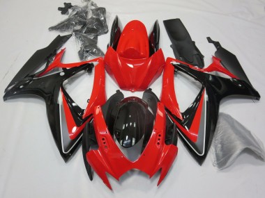 OEM Style Red 2006-2007 Suzuki GSXR 600-750 Motorcycle Fairing