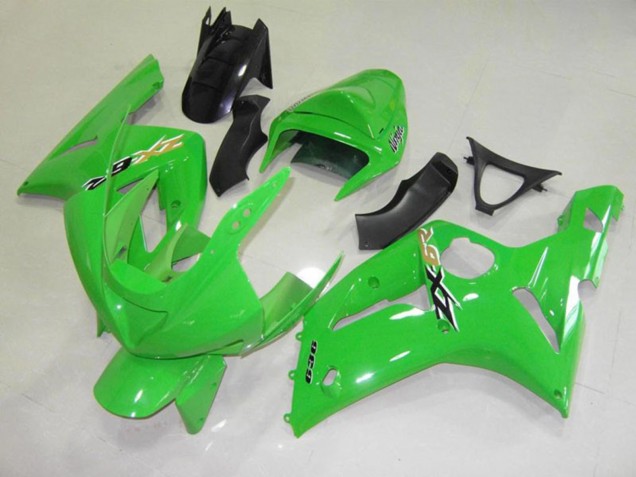 Oem Style Green 2003-2004 Kawasaki ZX6R Motorcycle Fairing Oem Style Green 2003-2004 Kawasaki ZX6R Motorcycle Fairing