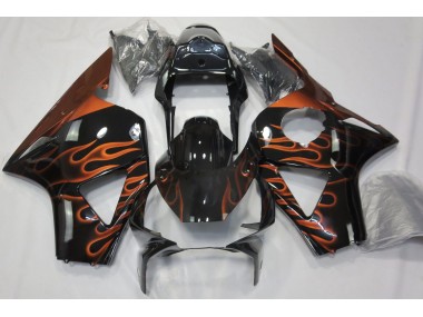 Orange Flame 2002-2003 Honda CBR954RR Motorcycle Fairing