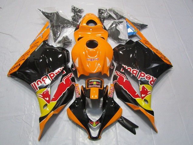 Orange Red Bull 2009-2012 Honda CBR600RR Motorcycle Fairing Orange Red Bull 2009-2012 Honda CBR600RR Motorcycle Fairing