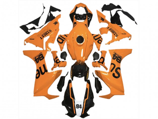 Orange Street Flava 2017-2023 Honda CBR1000RR Motorcycle Fairing Orange Street Flava 2017-2023 Honda CBR1000RR Motorcycle Fairing