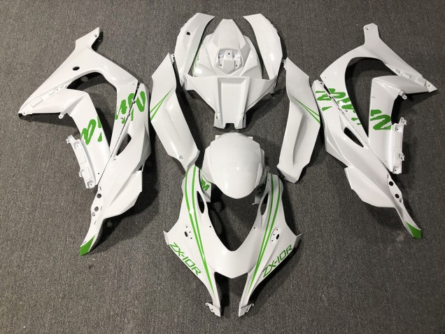 Pearl Green White Kawi 2016-2019 Kawasaki ZX10R Motorcycle Fairing Pearl Green White Kawi 2016-2019 Kawasaki ZX10R Motorcycle Fairing