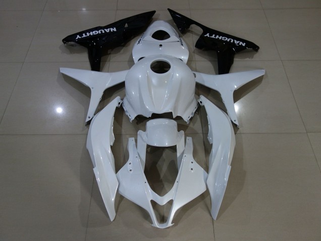 Pearl White 2007-2008 Honda CBR600RR Motorcycle Fairing Pearl White 2007-2008 Honda CBR600RR Motorcycle Fairing