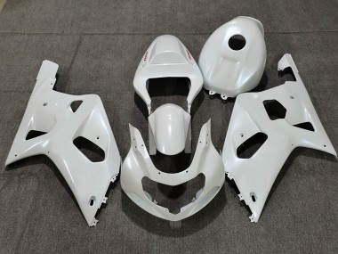 Pearl White 2001-2003 Suzuki GSXR 600-750 Motorcycle Fairing