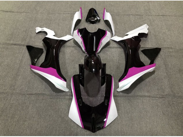Pink Black and White 2015-2019 Yamaha R1 Motorcycle Fairing Pink Black and White 2015-2019 Yamaha R1 Motorcycle Fairing