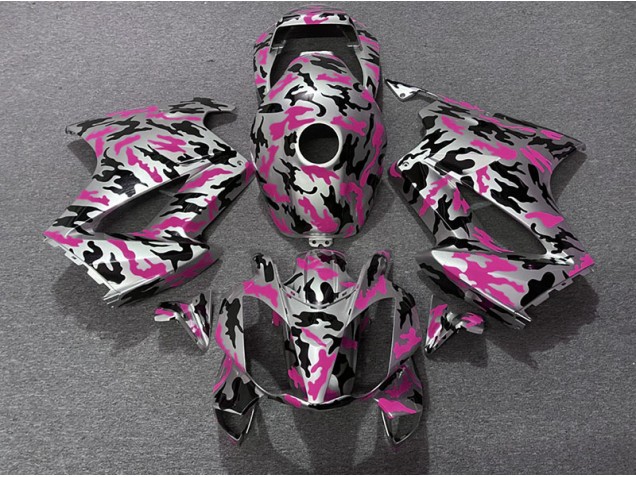 Pink Camo 2002-2012 Honda VFR800 Motorcycle Fairing Pink Camo 2002-2012 Honda VFR800 Motorcycle Fairing