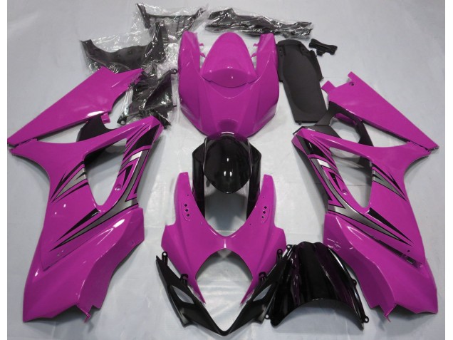 Pink OEM Style 2007-2008 Suzuki GSXR 1000 Motorcycle Fairing Pink OEM Style 2007-2008 Suzuki GSXR 1000 Motorcycle Fairing