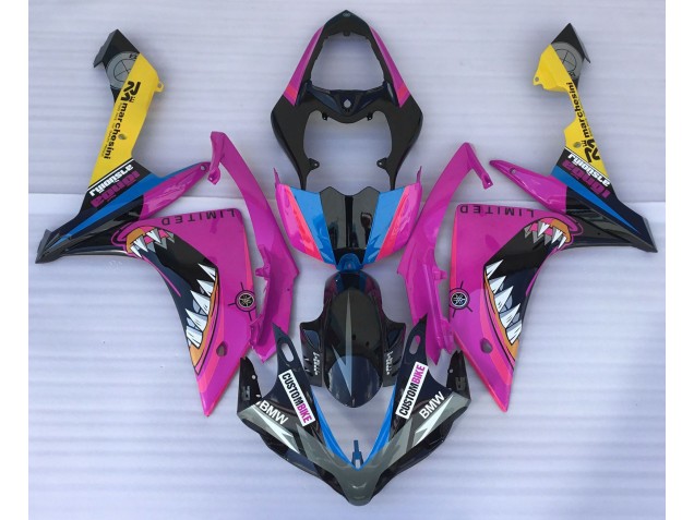 Pink Shark 2007-2008 Yamaha R1 Motorcycle Fairing Pink Shark 2007-2008 Yamaha R1 Motorcycle Fairing