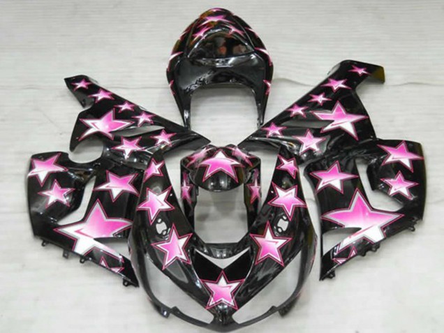 Pink Star 2005-2006 Kawasaki ZX6R Motorcycle Fairing Pink Star 2005-2006 Kawasaki ZX6R Motorcycle Fairing