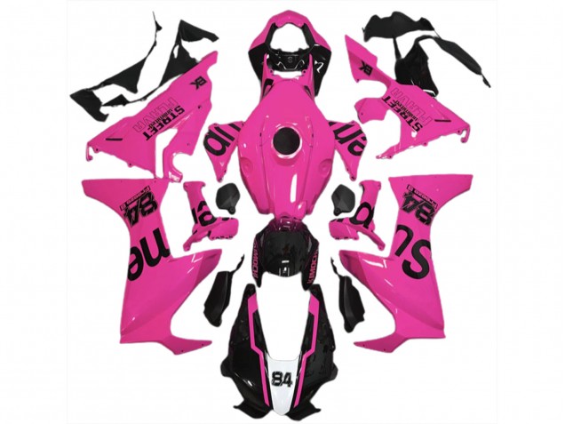 Pink Street Flava 2017-2023 Honda CBR1000RR Motorcycle Fairing Pink Street Flava 2017-2023 Honda CBR1000RR Motorcycle Fairing