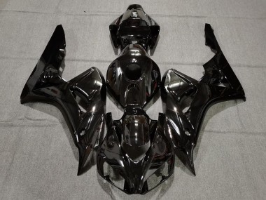 Plain Gloss Black 2006-2007 Honda CBR1000RR Motorcycle Fairing