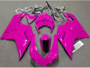 Plain Gloss Pink 2007-2014 Ducati Ducati 848 1098 1198 Motorcycle Fairing
