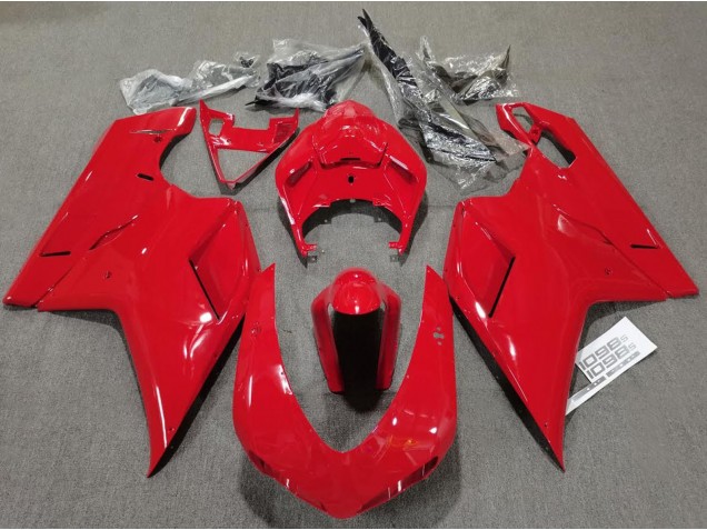 Plain Gloss Red 2007-2014 Ducati Ducati 848 1098 1198 Motorcycle Fairing Plain Gloss Red 2007-2014 Ducati Ducati 848 1098 1198 Motorcycle Fairing