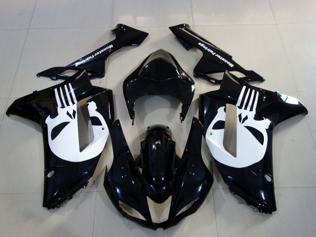 Punisher Custom 2007-2008 Kawasaki ZX6R Motorcycle Fairing Punisher Custom 2007-2008 Kawasaki ZX6R Motorcycle Fairing