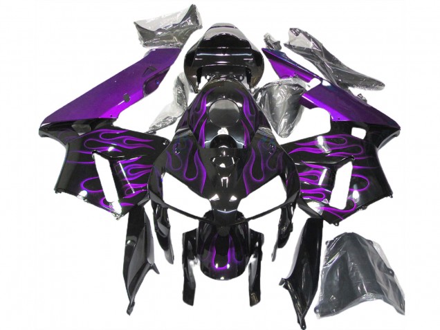 Purple Flame 2005-2006 Honda CBR600RR Motorcycle Fairing Purple Flame 2005-2006 Honda CBR600RR Motorcycle Fairing