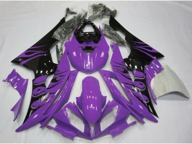 Purple Flame Style 2008-2016 Yamaha R6 Motorcycle Fairing