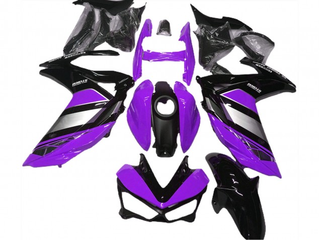 Purple Yamalube 2015-2018 Yamaha R3 Motorcycle Fairing Purple Yamalube 2015-2018 Yamaha R3 Motorcycle Fairing