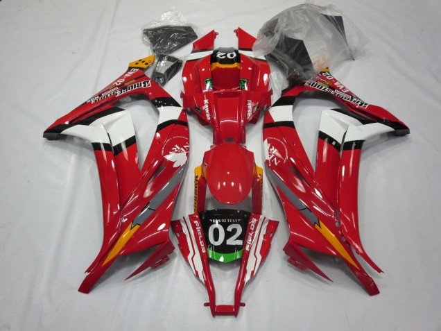 Red 02 2011-2015 Kawasaki ZX10R Motorcycle Fairing Red 02 2011-2015 Kawasaki ZX10R Motorcycle Fairing