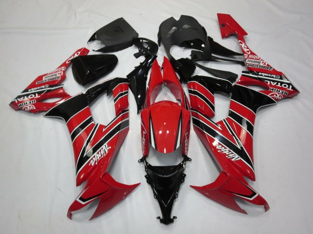 Red Black 2008-2010 Kawasaki ZX10R Motorcycle Fairing Red Black 2008-2010 Kawasaki ZX10R Motorcycle Fairing