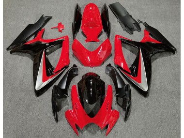 Red Black OEM Style 2006-2007 Suzuki GSXR 600-750 Motorcycle Fairing