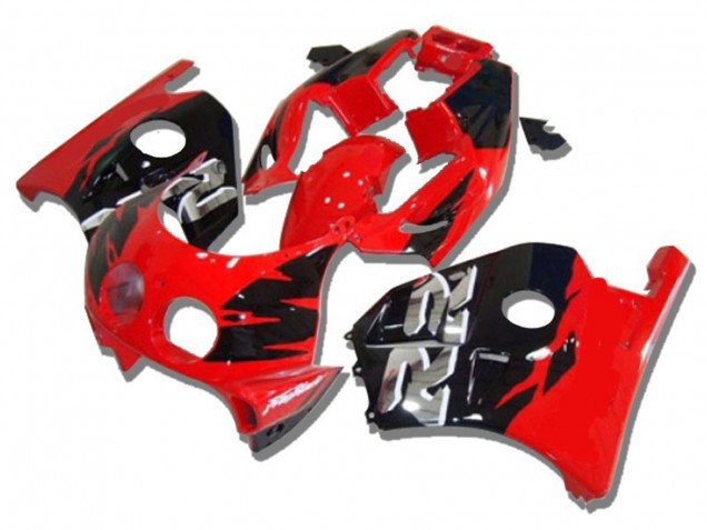 Red Black Silver RR 1990-1998 Honda CBR250RR Motorcycle Fairing Red Black Silver RR 1990-1998 Honda CBR250RR Motorcycle Fairing