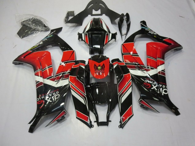 Red Black Special 2011-2015 Kawasaki ZX10R Motorcycle Fairing Red Black Special 2011-2015 Kawasaki ZX10R Motorcycle Fairing