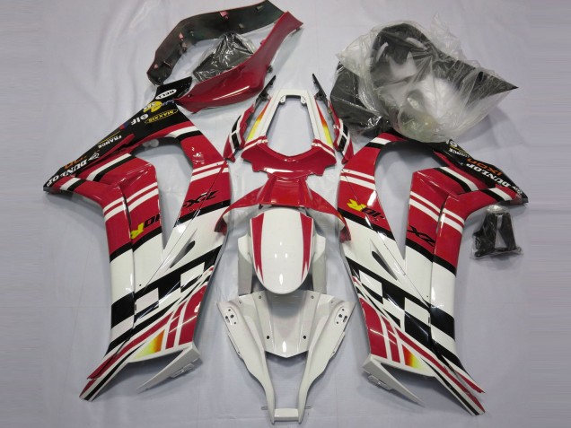 Red Black and White 2011-2015 Kawasaki ZX10R Motorcycle Fairing Red Black and White 2011-2015 Kawasaki ZX10R Motorcycle Fairing