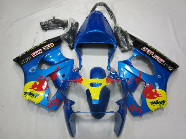 Red Bull 2000-2002 Kawasaki ZX6R Motorcycle Fairing Red Bull 2000-2002 Kawasaki ZX6R Motorcycle Fairing