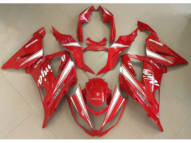 Red Ninja 2013-2018 Kawasaki ZX6R Motorcycle Fairing Red Ninja 2013-2018 Kawasaki ZX6R Motorcycle Fairing