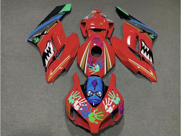 Red Shark 2004-2005 Honda CBR1000RR Motorcycle Fairing Red Shark 2004-2005 Honda CBR1000RR Motorcycle Fairing