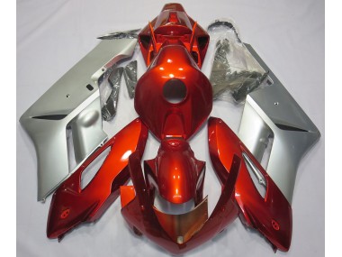 Red Silver 2004-2005 Honda CBR1000RR Motorcycle Fairing