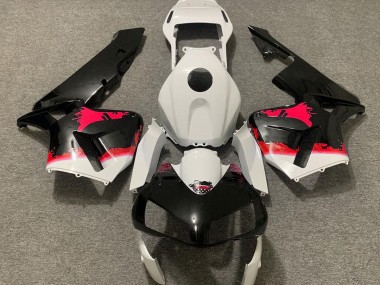 Red Splatter 2003-2004 Honda CBR600RR Motorcycle Fairing
