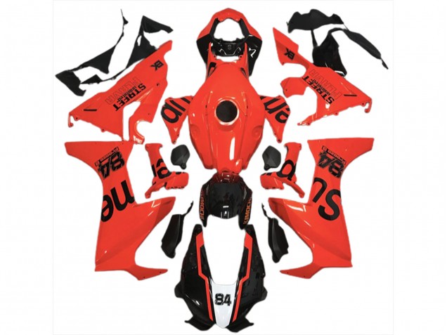 Red Street Flava 2017-2023 Honda CBR1000RR Motorcycle Fairing Red Street Flava 2017-2023 Honda CBR1000RR Motorcycle Fairing