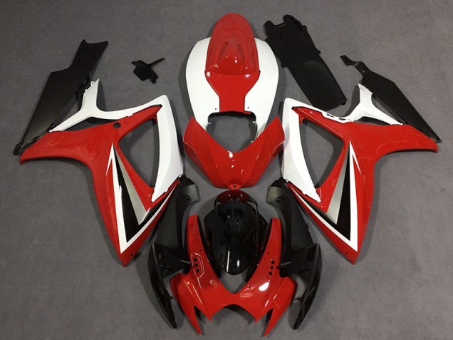 Red Style 2006-2007 Suzuki GSXR 600-750 Motorcycle Fairing Red Style 2006-2007 Suzuki GSXR 600-750 Motorcycle Fairing