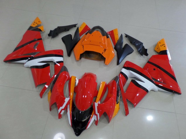 Red White Pink 2004-2005 Kawasaki ZX10R Motorcycle Fairing Red White Pink 2004-2005 Kawasaki ZX10R Motorcycle Fairing