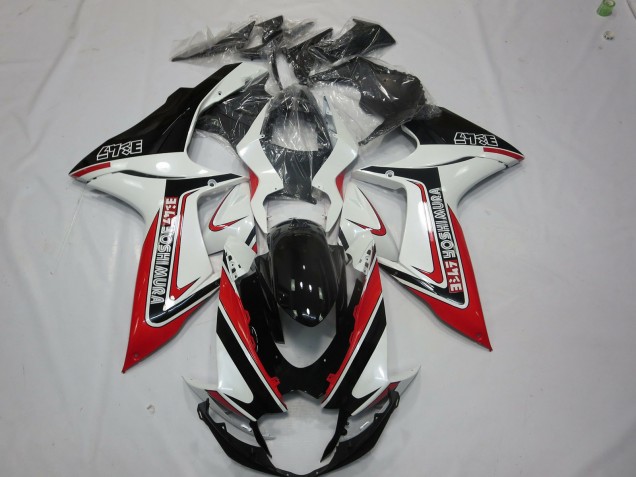 Red White and Black 2011-2024 Suzuki GSXR 600-750 Motorcycle Fairing Red White and Black 2011-2024 Suzuki GSXR 600-750 Motorcycle Fairing