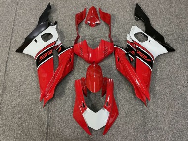 Red White and Black 2017-2021 Yamaha R6 Motorcycle Fairing