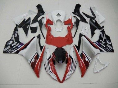 Red White and Black Style 2013-2016 Triumph Daytona 675 Motorcycle Fairing