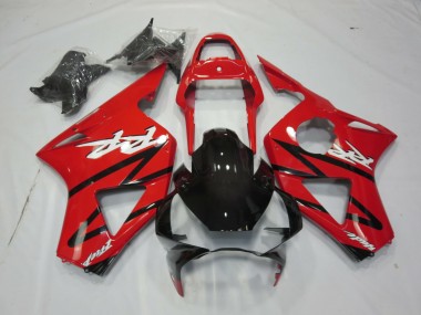 Red and Black 2 2002-2003 Honda CBR954RR Motorcycle Fairing