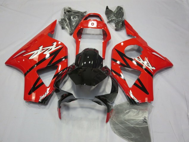 Red and Black No.2 2002-2003 Honda CBR954RR Motorcycle Fairing Red and Black No.2 2002-2003 Honda CBR954RR Motorcycle Fairing
