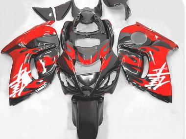 Red and Grey 2008-2020 Suzuki GSXR 1300 Hayabusa Motorcycle Fairing