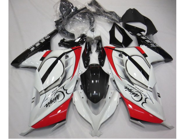 Red and White 2013-2018 Kawasaki Ninja 300 Motorcycle Fairing Red and White 2013-2018 Kawasaki Ninja 300 Motorcycle Fairing