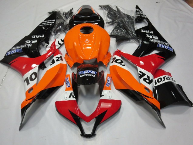 Repsol Style 2007-2008 Honda CBR600RR Motorcycle Fairing Repsol Style 2007-2008 Honda CBR600RR Motorcycle Fairing