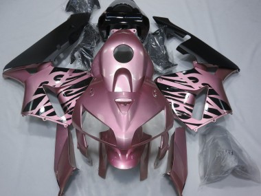 Rose Pink Flame 2005-2006 Honda CBR600RR Motorcycle Fairing