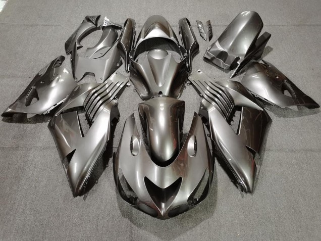Silver 2006-2011 Kawasaki ZX14R Motorcycle Fairing Silver 2006-2011 Kawasaki ZX14R Motorcycle Fairing